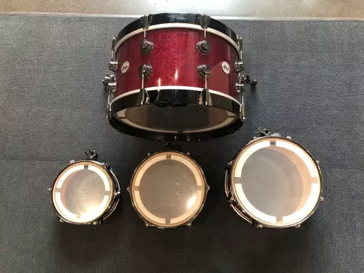 DW Collector's Series Short Stack Red Sparkle 2
